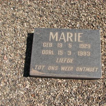 MERWE C.J., van der 1895-1920 & M.J. STRAUSS, voorheen VAN DER MERWE nee VAN DER MERWE 1899-1989 :: ? Marie 1929-1983 #3