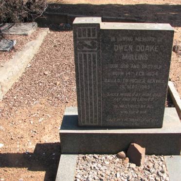 MULLINS Owen Doake 1934-1945