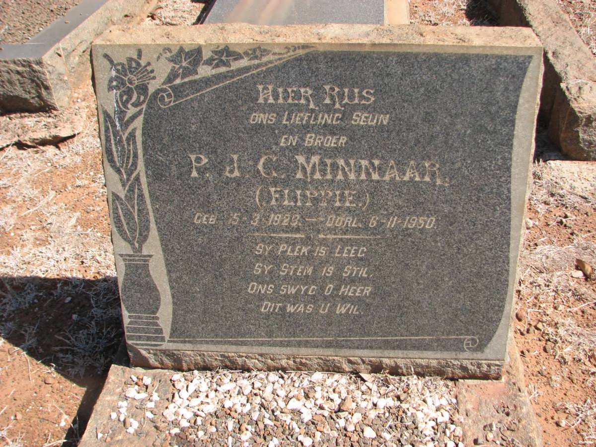 MINNAAR P.J.C. 1923-1950