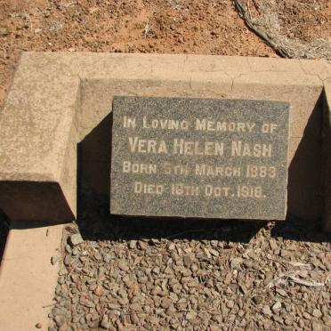 NASH Vera Helen 1883-1918