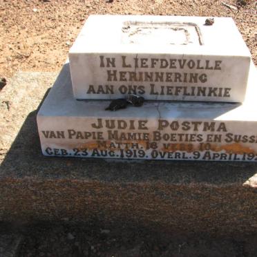 POSTMA Judie 1919-1926