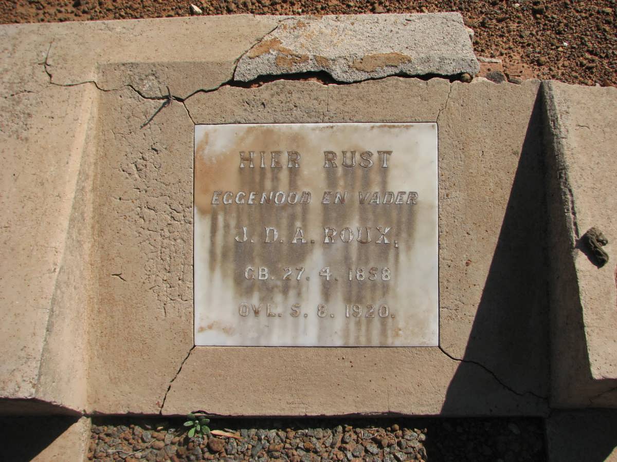 ROUX J.D.A. 1858-1920