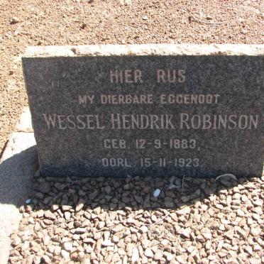 ROBINSON Wessel Hendrik 1883-1923