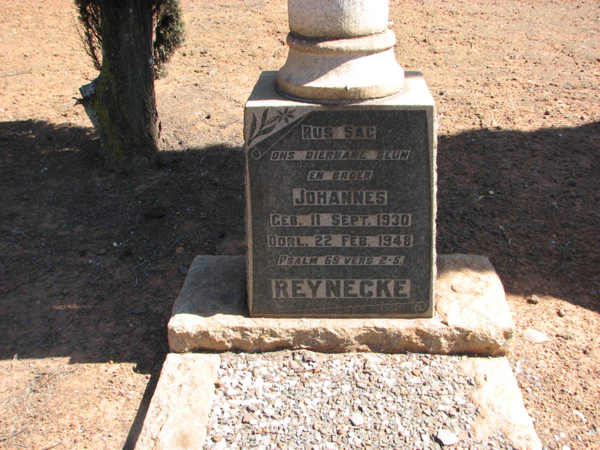 REYNECKE Johannes 1930-1948