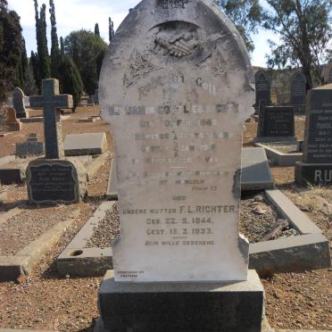 RICHTER Benjamin Gottlieb 1840-1918 &amp; F.L. 1844-1933