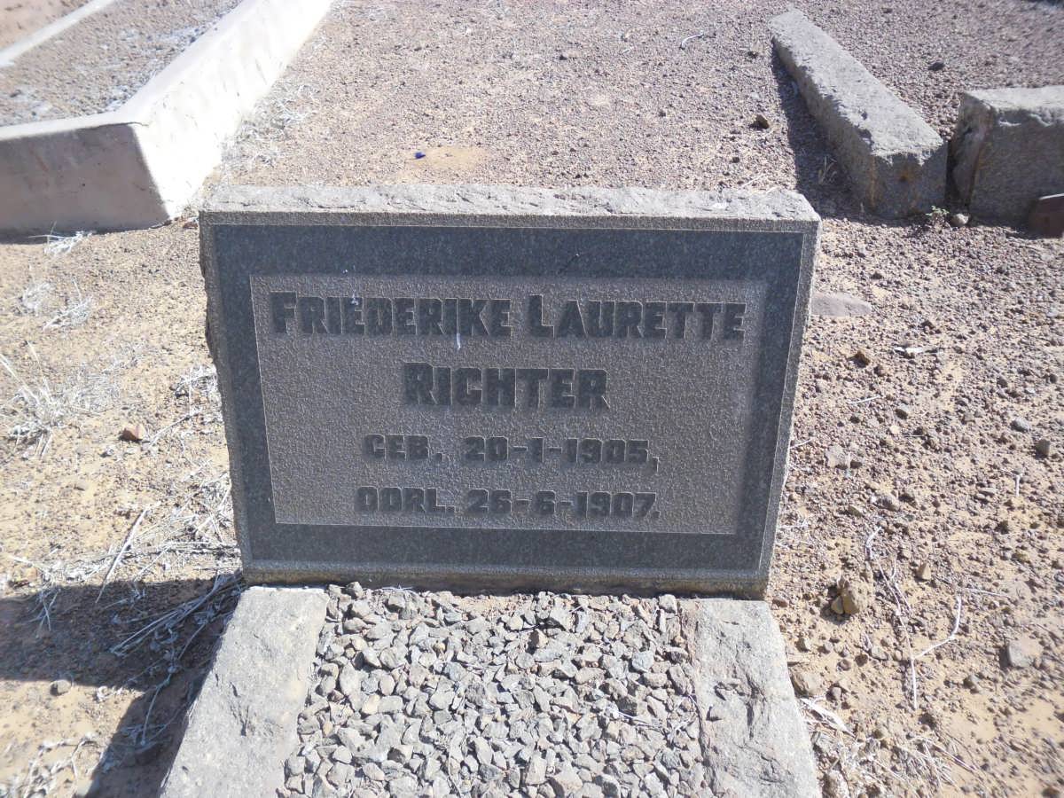 RICHTER Friederike Laurette 1905-1907
