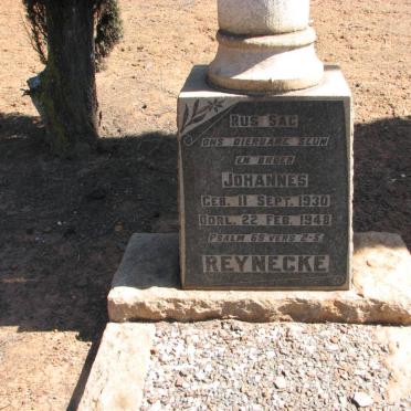 REYNECKE Johannes 1930-1948