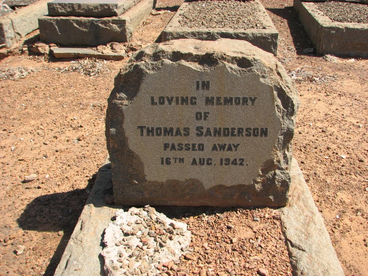 SANDERSON Thomas -1942