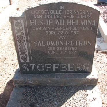 STOFFBERG Salomon Petrus 1880-1973 &amp; Elsje Wilhelmina VAN HEERDEN 1883-1957