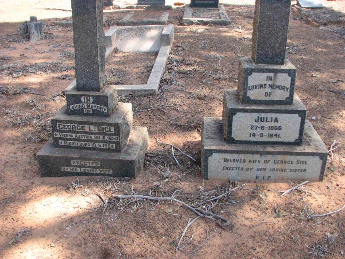 SICL George L. 1850-1924 &amp; Julia 1866-1941