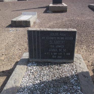 SLABBERT Anna M.M. nee JONKER 1891-1918