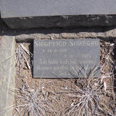 SONNTAG Siegfried 1915-1973