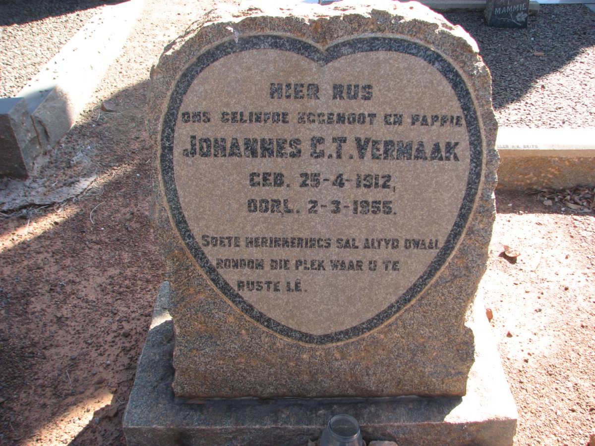 VERMAAK Johannes G.T. 1912-1955