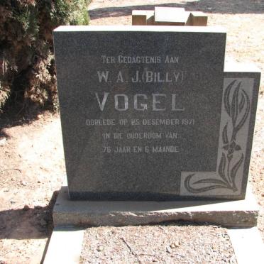 VOGEL W.A.J. -1971