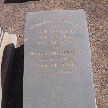 VERCUEIL J.F. 1852-1911 :: VERCUEIL Alphonso M. 1893-1918