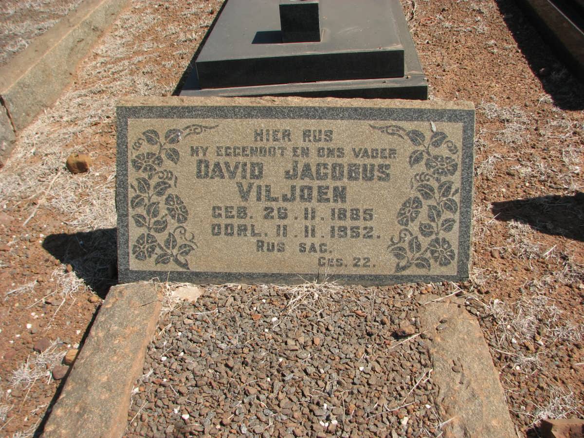 VILJOEN David Jacobus 1885-1952
