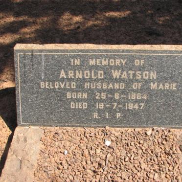 WATSON Arnold 1884-1947