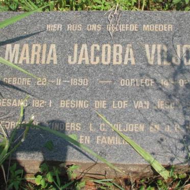 VILJOEN Maria Jacoba 1890-1981