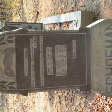 SCHOEMAN Stefanus Johannes 1871-1944