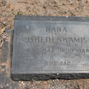 BREDENKAMP Baba 1948-1948