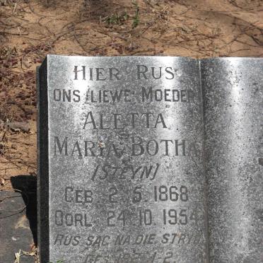 BOTHA Aletta Maria nee STEYN 1868-1954