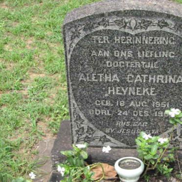 HEYNEKE Aletha Catharina 1951-195?