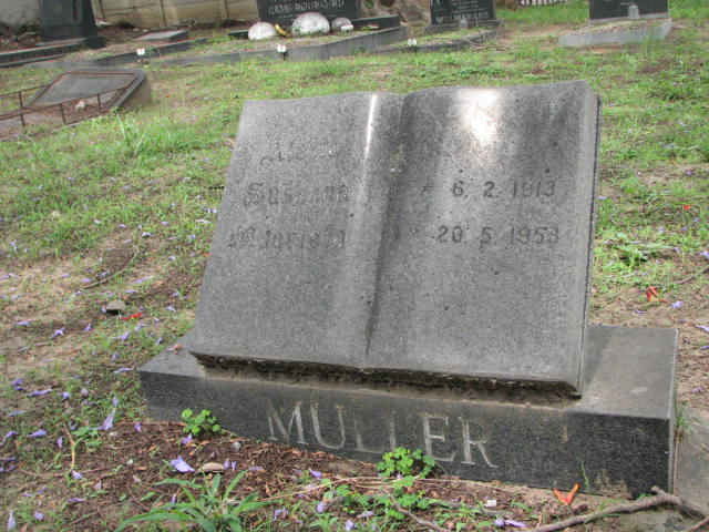 MULLER ? Susanna ? 1913-1953