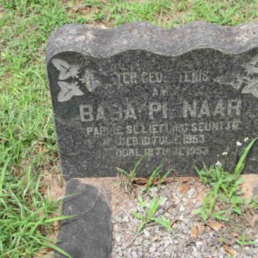 PIENAAR Baba 1953-1953