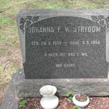 STRYDOM Johann F.W. 1939-1958