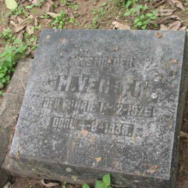 VENTER M. nee FOURIE 1875-1938