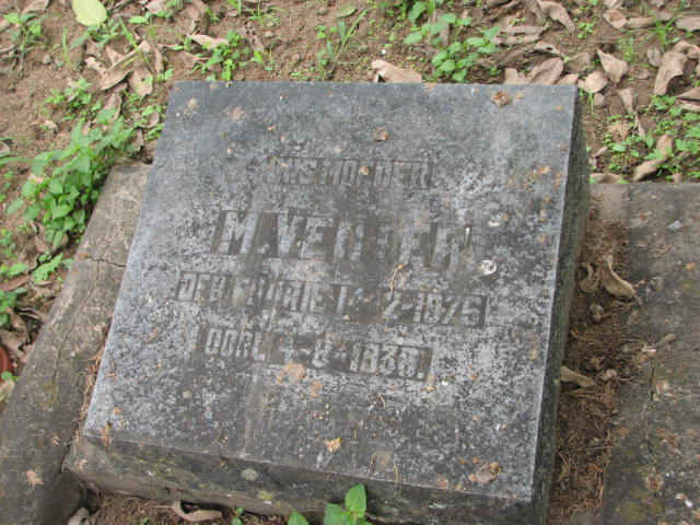 VENTER M. nee FOURIE 1875-1938