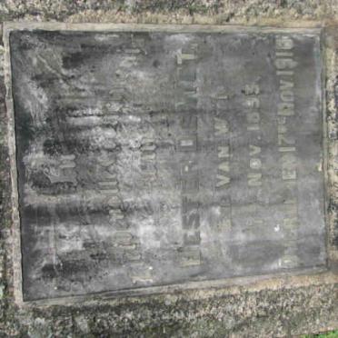 WET Hester, de nee VAN WYK 1853-1918