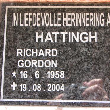 HATTINGH Richard Gordon 1958-2004