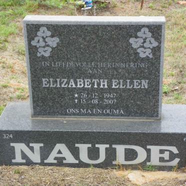 NAUDE Elizabeth Ellen 1947-2007