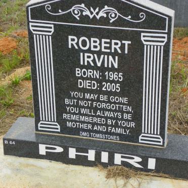 PHIRI Robert Irvin 1965-2005