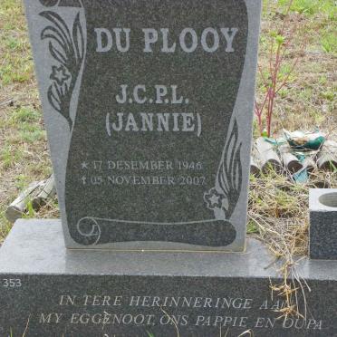 PLOOY J.C.P.L., du 1946-2007