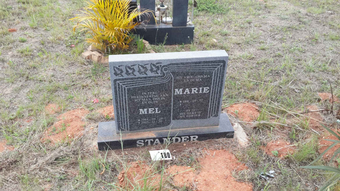 STANDER Mel 1944-2005 &amp; Marie 1941-