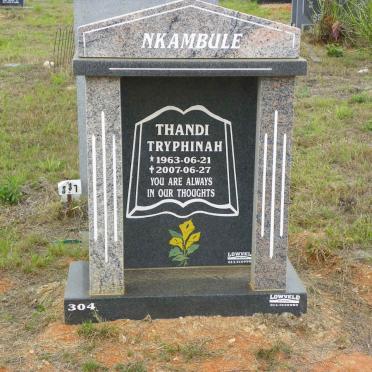 NKAMBULE Thandi Tryphinah 1963-2007