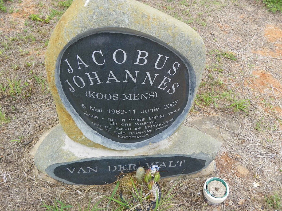 WALT Jacobus Johannes, van der 1969-2007