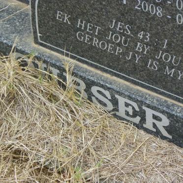 LOUBSER Eugene 1948-2008 &amp; Jacoba Johanna Maria 1943-2008