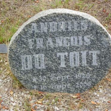 TOIT Andries Francois, du 1923-2006