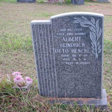 BENEKE Albert Heindrich Otto 1920-1991