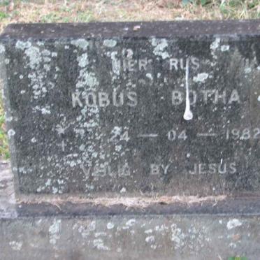 BOTHA Kobus 1982-1982