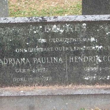 BEUKES Hendrik Cornelis 1894-1980 &amp; Adriana Paulina 1897-1978