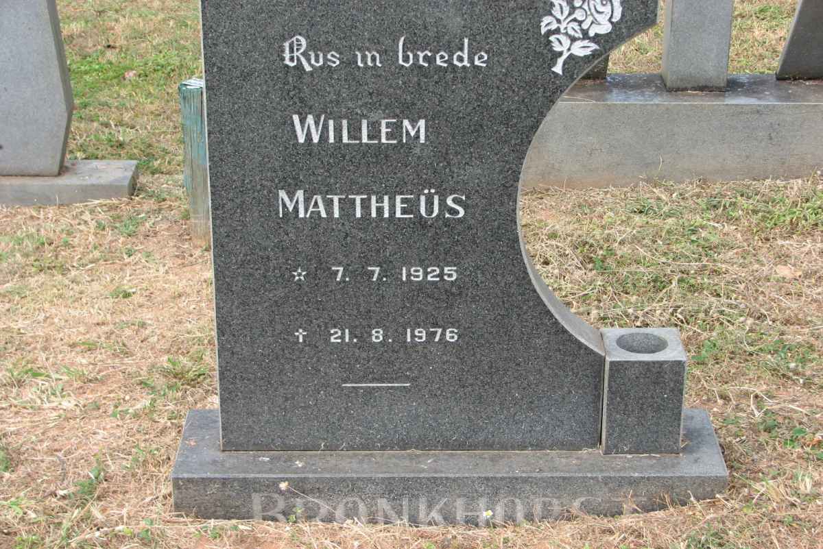 BRONKHORST Willem Mattheüs 1925-1976