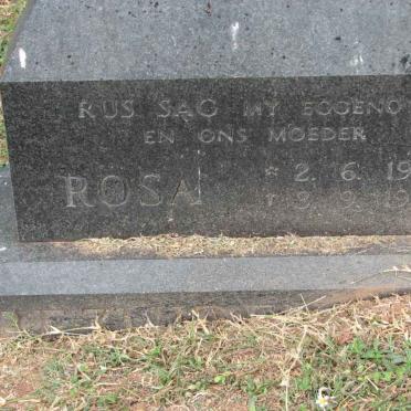 BEZUIDENHOUT Rosa 1953-1976