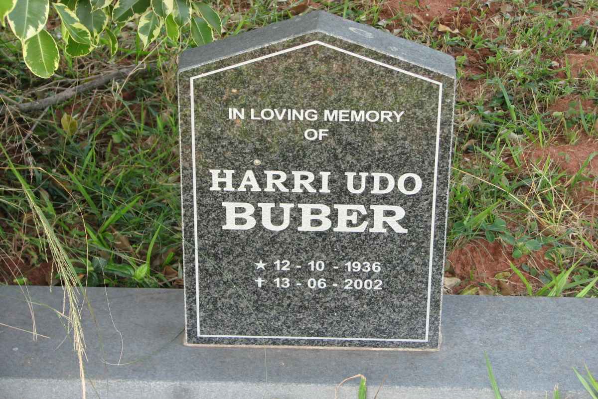 BUBER Harri Udo 1936-2002