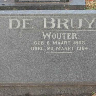 BRUYN Wouter, de 1905-1964