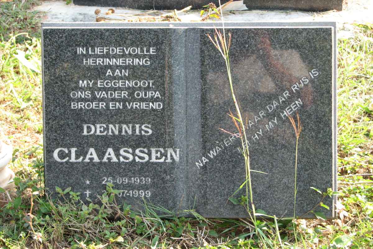 CLAASSEN Dennis 1939-1999