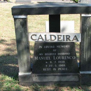 CALDEIRA Manuel Lourenco 1938-1968